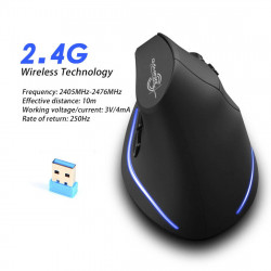 2.4g wireless vertical 3d gaming mouse