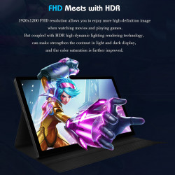8.9 inch portable full hd computer monitor touch screen