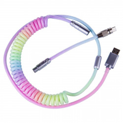 coiled type c usb cable