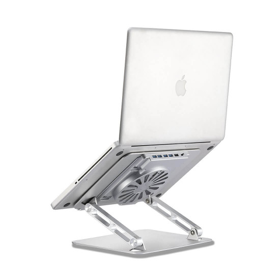 computer stand with cooling fan