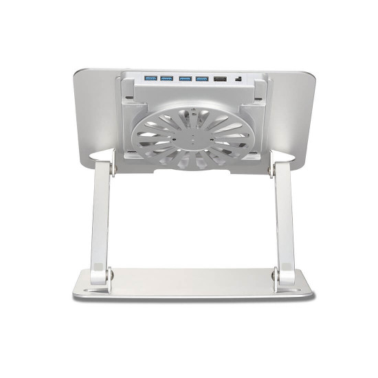 computer stand with cooling fan