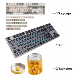 rockie unboxing personalized keycap keyboard kit switch combination