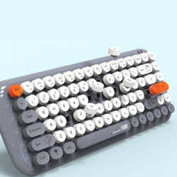 wireless keyboard mouse set with round keycap