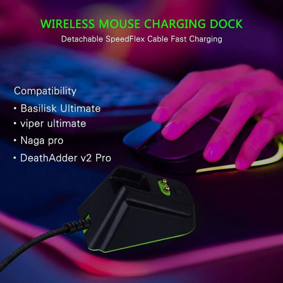 wireless mouse magnetic dock for razer