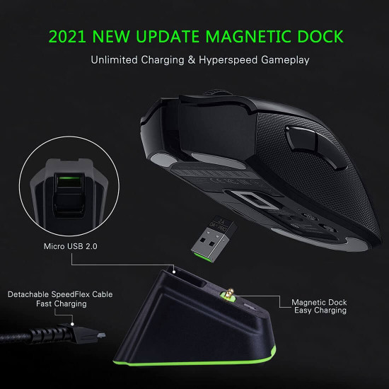 wireless mouse magnetic dock for razer